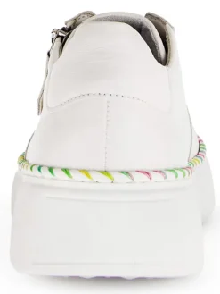 Gabor Sneakers^Leder-Sneakers in Weiß/ Bunt