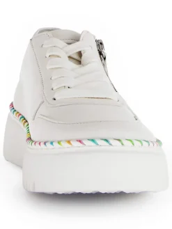 Gabor Sneakers^Leder-Sneakers in Weiß/ Bunt