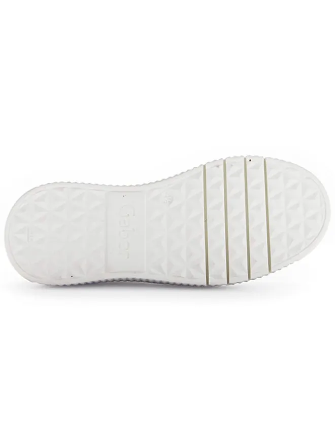 Gabor Sneakers^Leder-Sneakers in Weiß/ Bunt