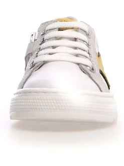 Naturino Sneakers·Sneakers Low^Leder-Sneakers in Weiß/ Gelb
