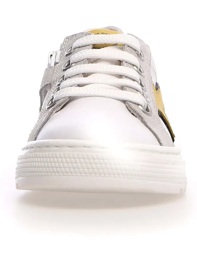 Naturino Sneakers·Sneakers Low^Leder-Sneakers in Weiß/ Gelb