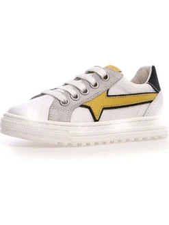 Naturino Sneakers·Sneakers Low^Leder-Sneakers in Weiß/ Gelb