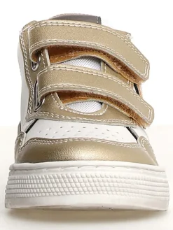Naturino Sneakers·Sneakers High^Leder-Sneakers in Weiß/ Gold
