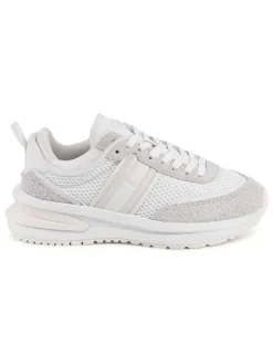 Leder-Sneakers in Weiß/ Grau>Tommy Hilfiger Shoes Sale