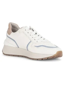 Gabor Sneakers^Leder-Sneakers in Weiß/ Hellblau/ Beige