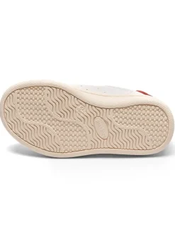 bisgaard Sneakers·Sneakers Low^Leder-Sneakers in Weiß/ Rot
