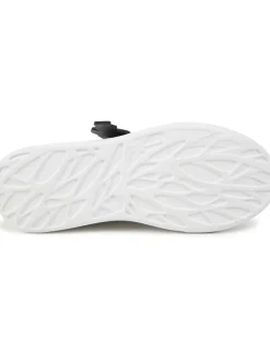Karl Lagerfeld Kids Sneakers·Sneakers Low^Leder-Sneakers in Weiß/ Schwarz