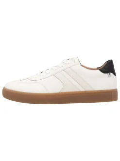 rieker Sneakers^Leder-Sneakers in Weiß/ Schwarz
