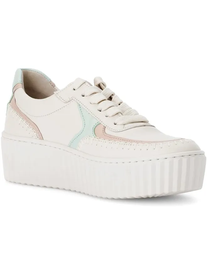 Gabor Sneakers^Leder-Sneakers in Weiß/ Türkis/ Rosa