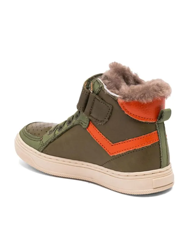 Leder-Sneakers "Isak" in Khaki>bisgaard Best