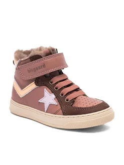 Leder-Sneakers "Isak" in Rosa/ Braun>bisgaard Sale