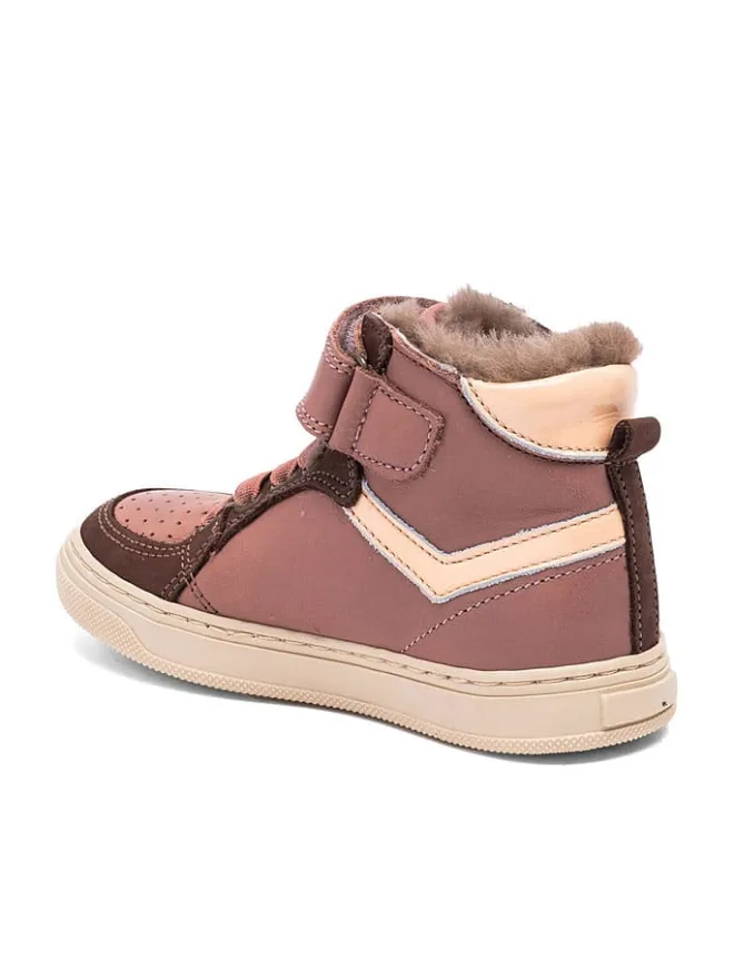 Leder-Sneakers "Isak" in Rosa/ Braun>bisgaard Sale