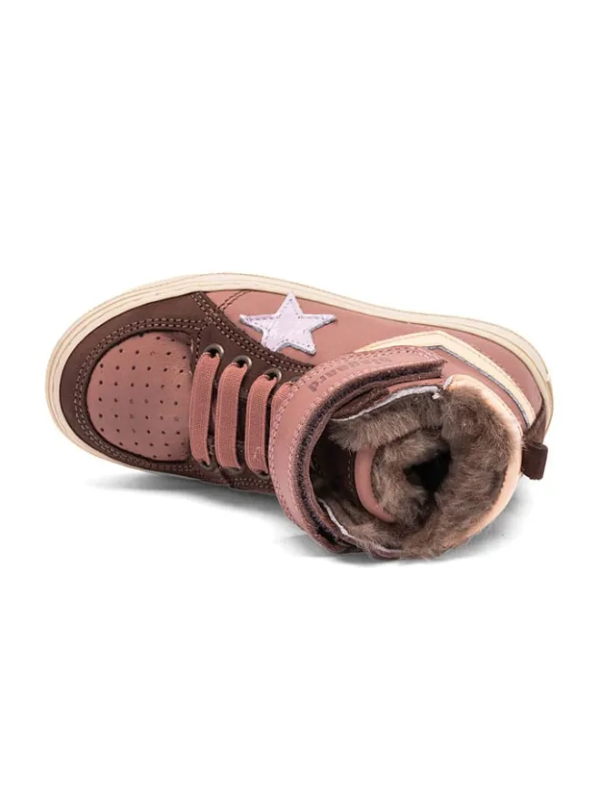 Leder-Sneakers "Isak" in Rosa/ Braun>bisgaard Sale