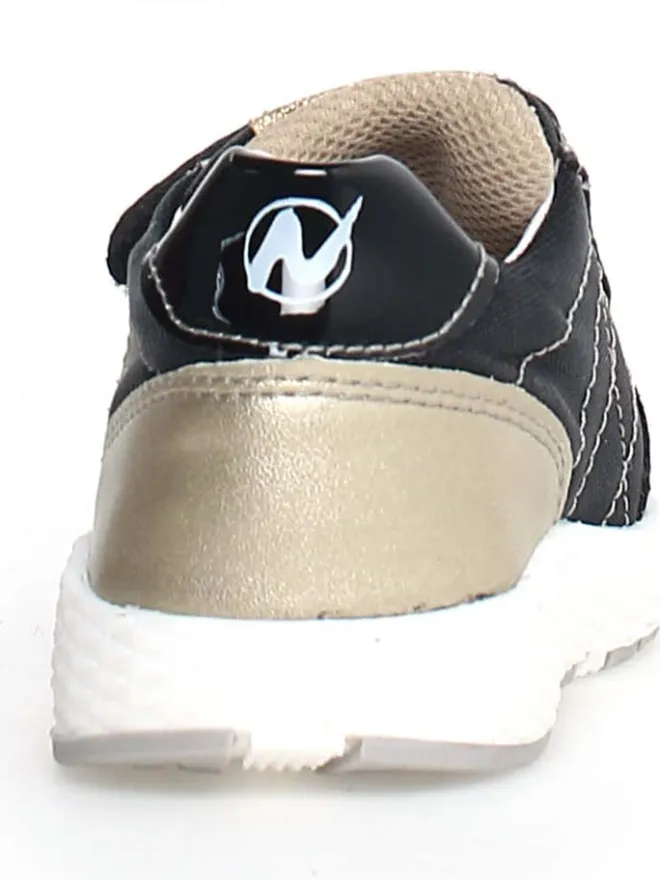 Naturino Sneakers^Leder-Sneakers "Jesko 2" in Gold/ Schwarz