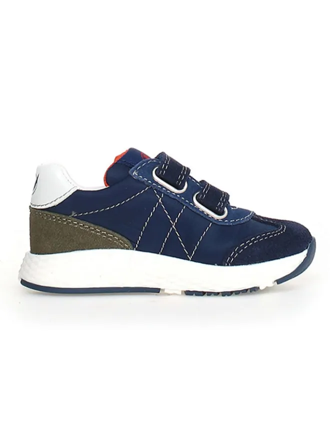 Naturino Sneakers^Leder-Sneakers "Jesko" in Dunkelblau/ Blau