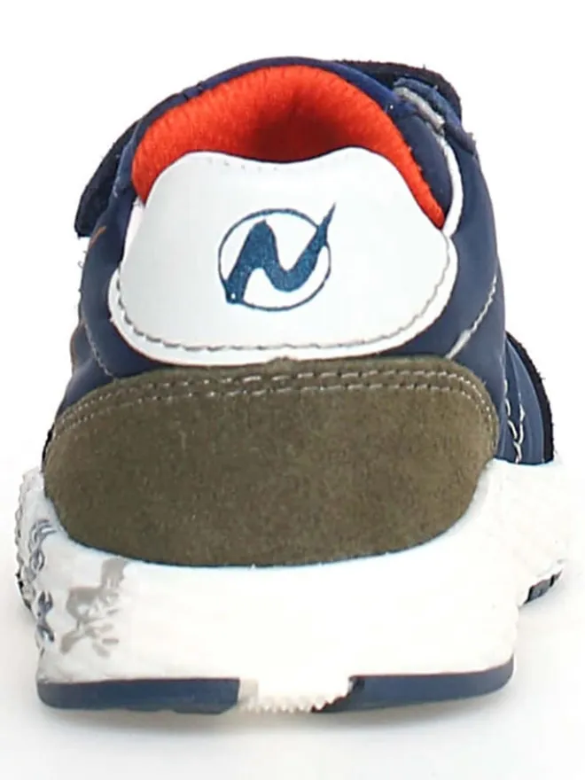 Naturino Sneakers^Leder-Sneakers "Jesko" in Dunkelblau/ Blau