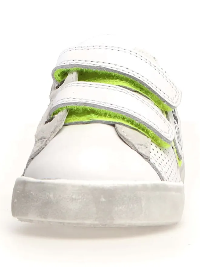 Naturino Sneakers|Sneakers·Sneakers Low^Leder-Sneakers "Korey" in Weiß/ Grün