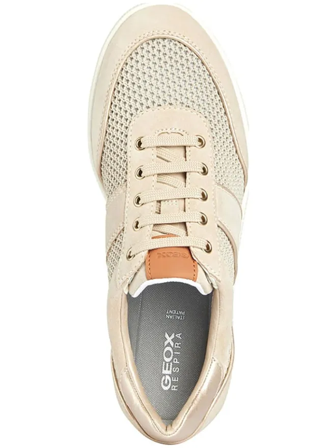 Leder-Sneakers "Meleda" in Beige>Geox Hot
