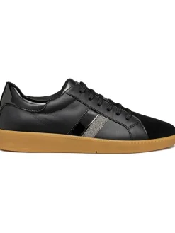 Leder-Sneakers "Meleda" in Schwarz>Geox