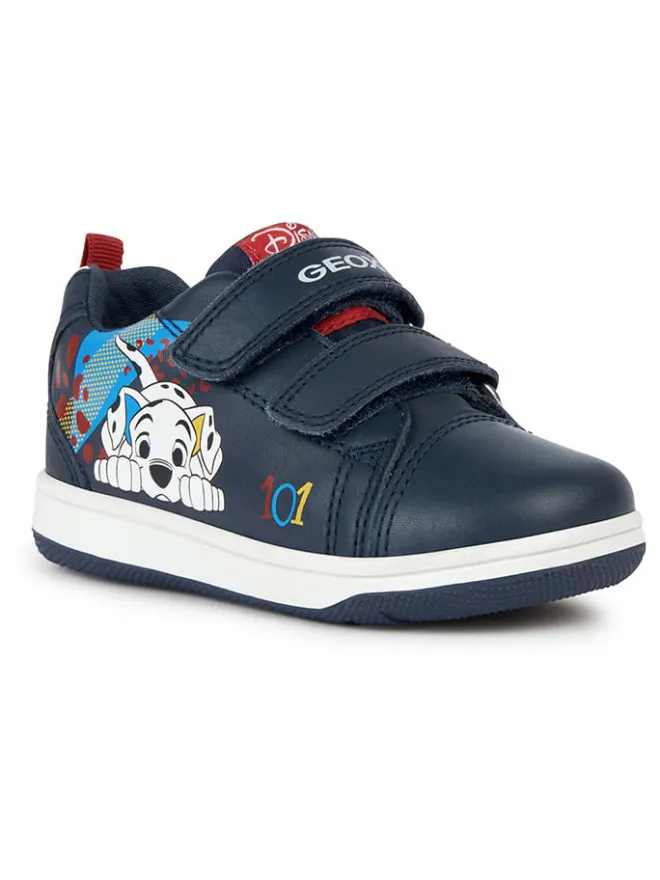 Geox Sneakers^Leder-Sneakers "New Flick" in Dunkelblau