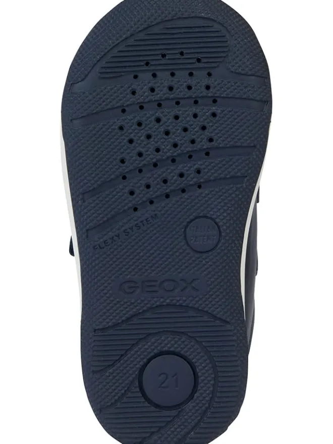 Geox Sneakers^Leder-Sneakers "New Flick" in Dunkelblau