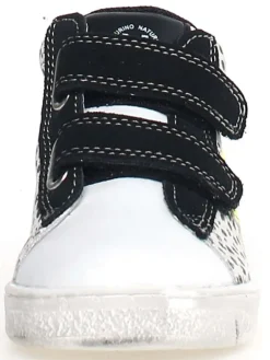 Naturino Sneakers·Sneakers High^Leder-Sneakers "Pinn" in Schwarz/ Weiß