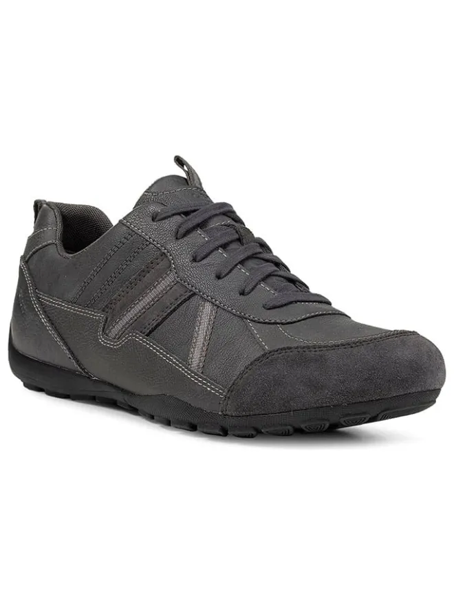 Geox Sneakers^Leder-Sneakers "Ravex" in Grau