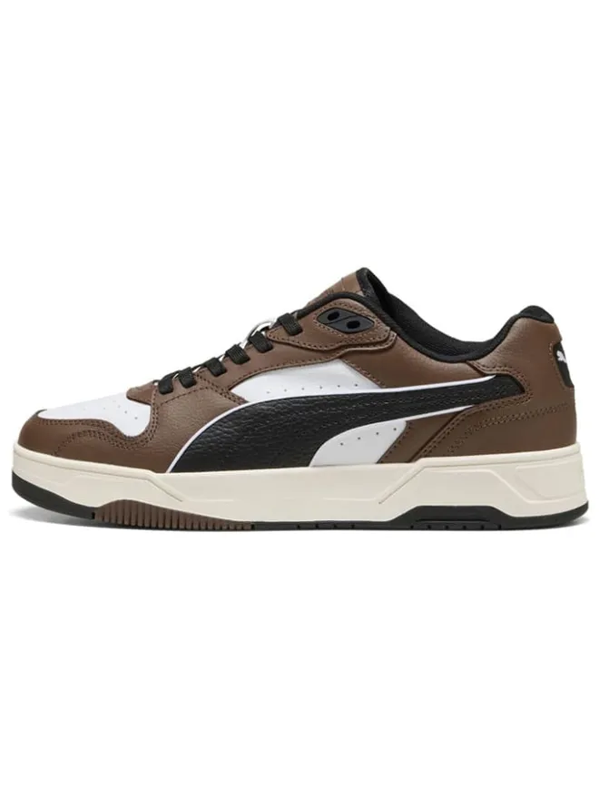 Leder-Sneakers "RBD Break" in Weiß/ Braun>Puma New