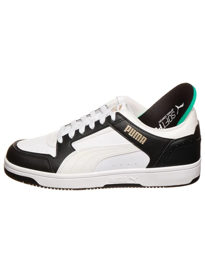 Puma Sneakers|Sneakers^Leder-Sneakers "Rebound Joy" in Weiß/ Schwarz