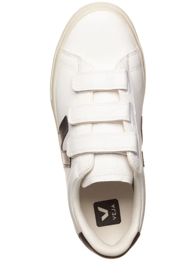 Veja Sneakers^Leder-Sneakers "Recife" in Weiß/ Schwarz