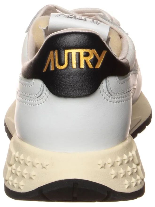 Leder-Sneakers "Reelwind Low" in Weiß/ Schwarz>AUTRY Hot