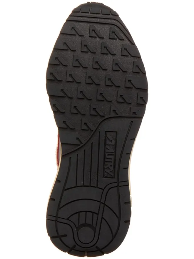 AUTRY Sneakers^Leder-Sneakers "Relwind" in Weiß/ Rot