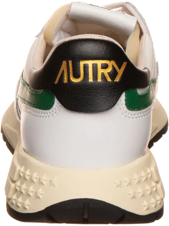 AUTRY Sneakers^Leder-Sneakers "Relwind" in Weiß/ Grün