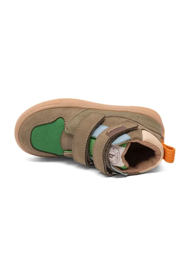 bisgaard Sneakers·Sneakers High^Leder-Sneakers "Roy" in Khaki