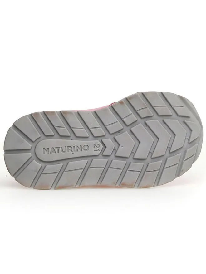 Naturino Sneakers·Sneakers Low|Sneakers^Leder-Sneakers "Roy" in Rot/ Rosa/ Weiß