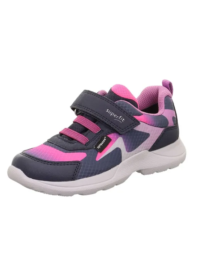 Leder-Sneakers "Rush" in Pink/ Dunkelblau>superfit Sale