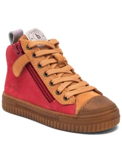 Leder-Sneakers "Ryan" in Pink/ Orange>bisgaard
