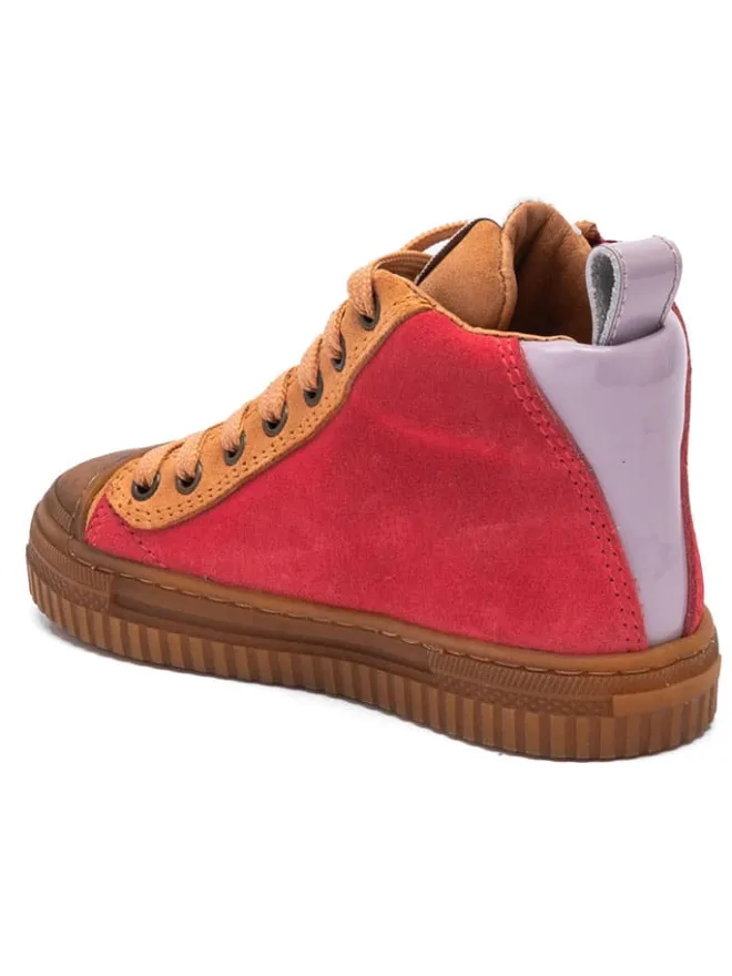 Leder-Sneakers "Ryan" in Pink/ Orange>bisgaard