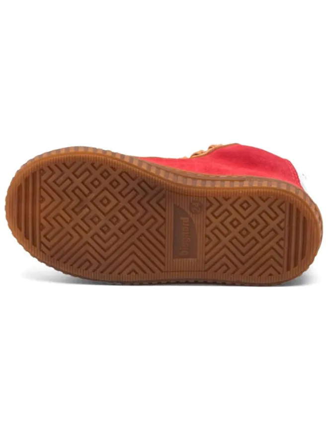 Leder-Sneakers "Ryan" in Pink/ Orange>bisgaard