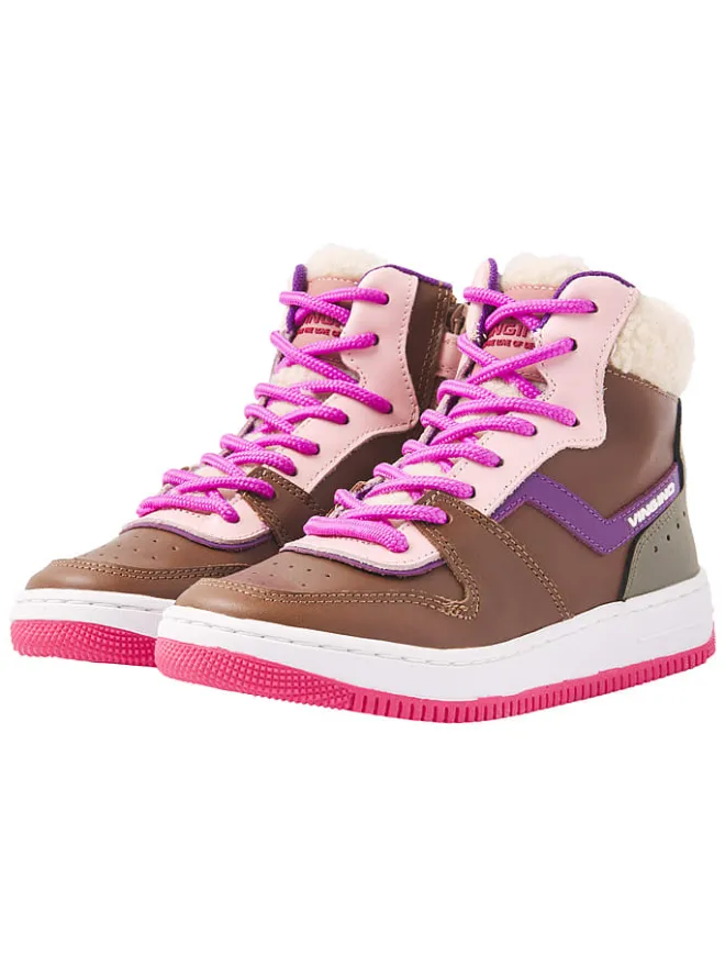 Leder-Sneakers "Senne" in Braun/ Bunt>Vingino Online