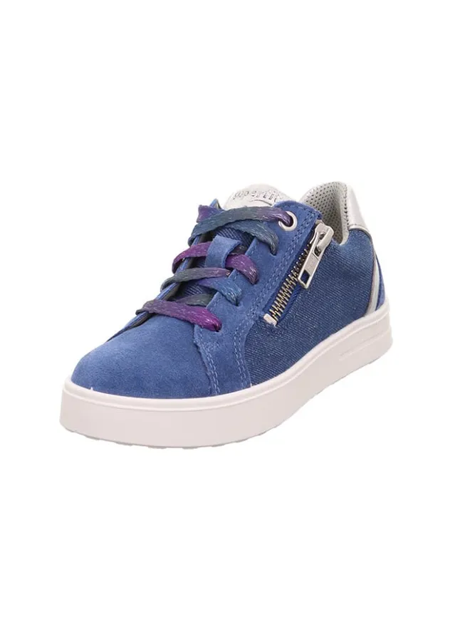Leder-Sneakers "Stella" in Blau>superfit