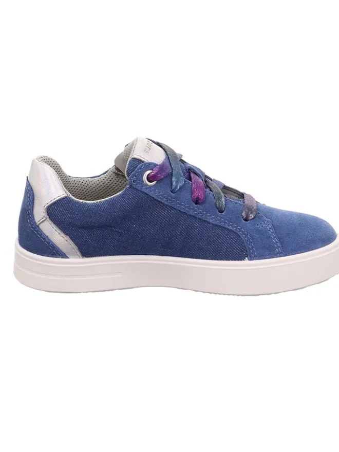 Leder-Sneakers "Stella" in Blau>superfit