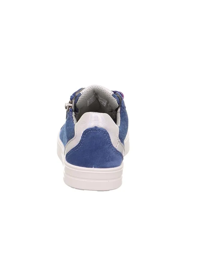 Leder-Sneakers "Stella" in Blau>superfit