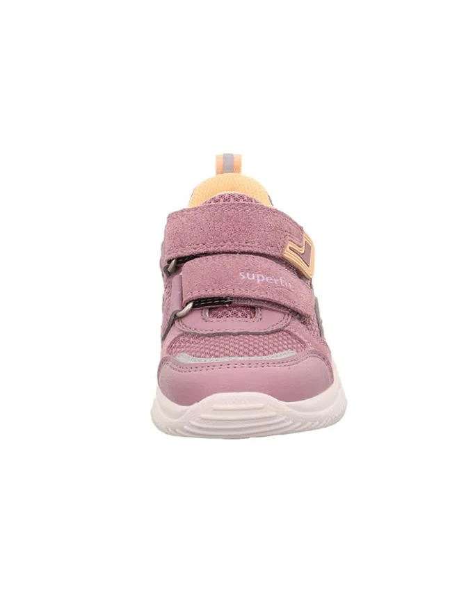 superfit Sneakers·Sneakers Low^Leder-Sneakers "Storm" in Rosa/ Orange