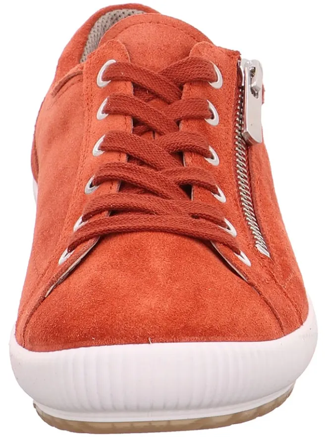 Legero Schnürschuhe^Leder-Sneakers "Tanaro 4.0" in Rot/ Orange