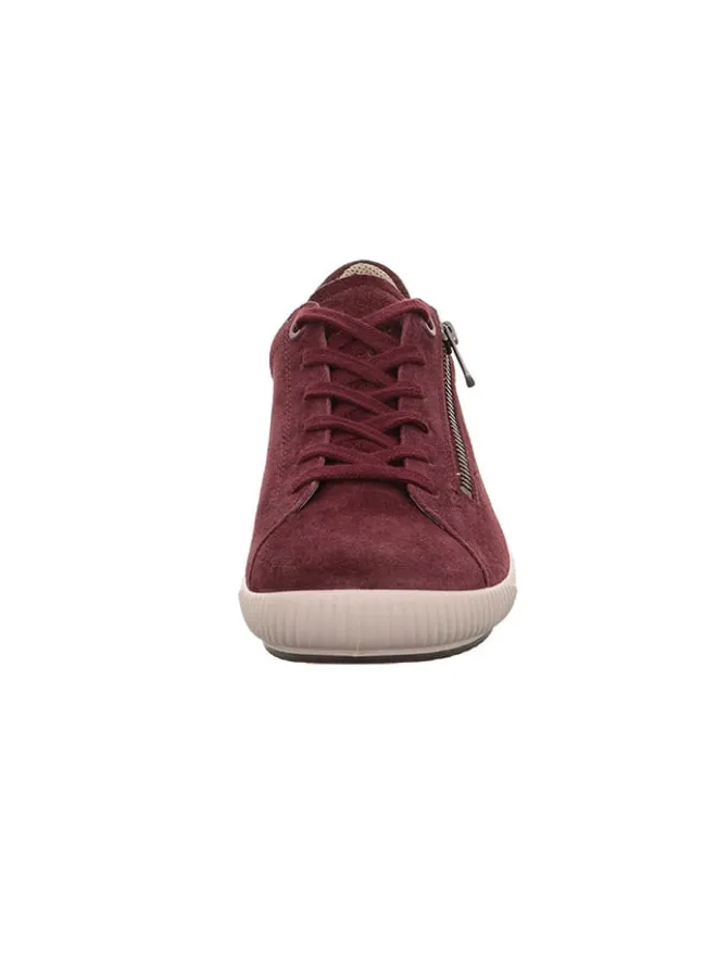 Legero Schnürschuhe^Leder-Sneakers "Tanaro 5.0" in Bordeaux