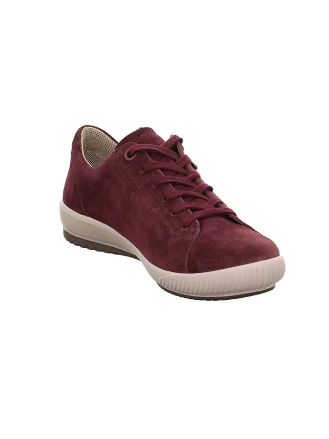 Legero Schnürschuhe^Leder-Sneakers "Tanaro 5.0" in Bordeaux