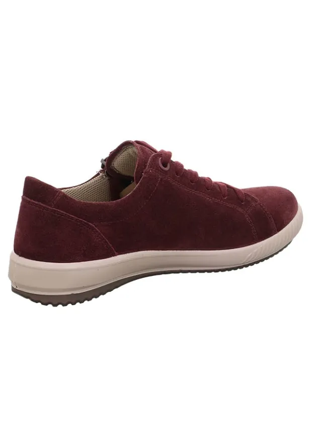 Legero Schnürschuhe^Leder-Sneakers "Tanaro 5.0" in Bordeaux