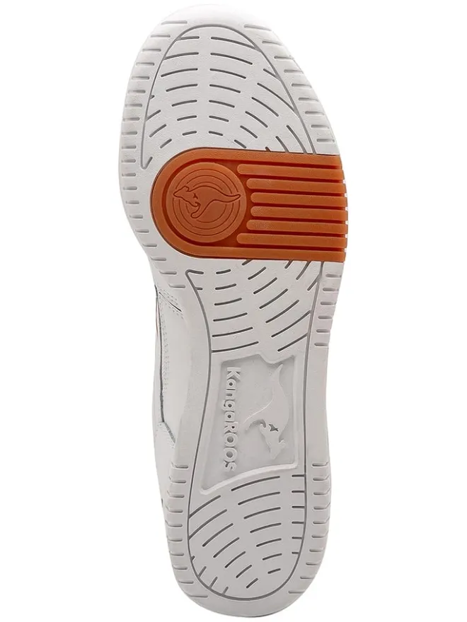 Leder-Sneakers "Ultralite Og Np" in Weiß/ Rot>KangaROOS Originals