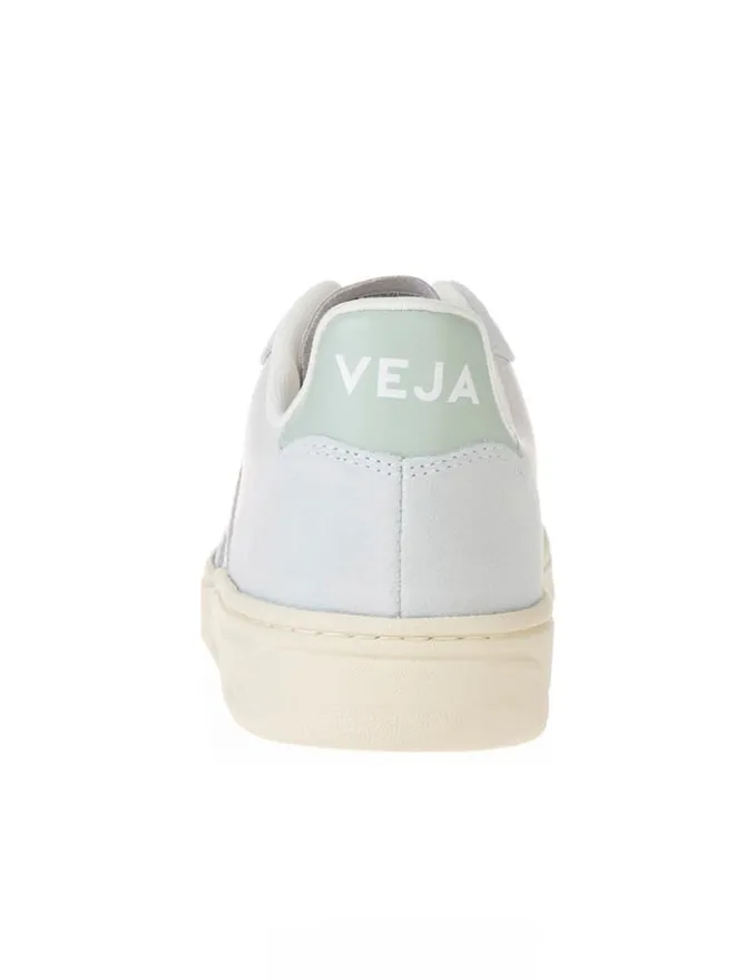 Veja Sneakers^Leder-Sneakers "V 10" in Türkis/ Rosa/ Grün